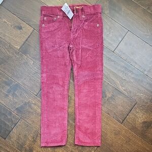 CrewCuts Youth Size 5 Crimson Corduroy Pants